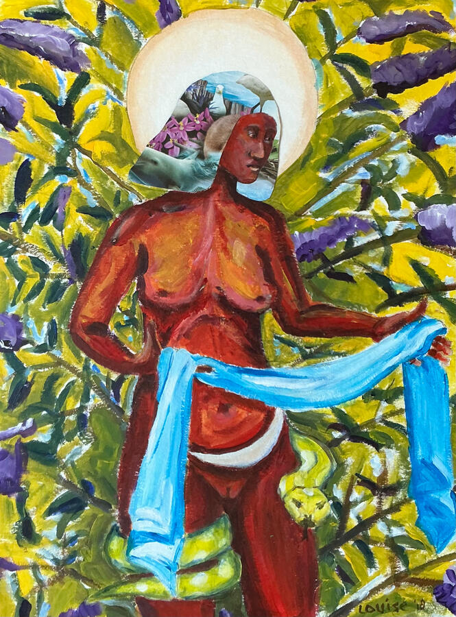 Maria doet haar mantel af Maria doet haar mantel af