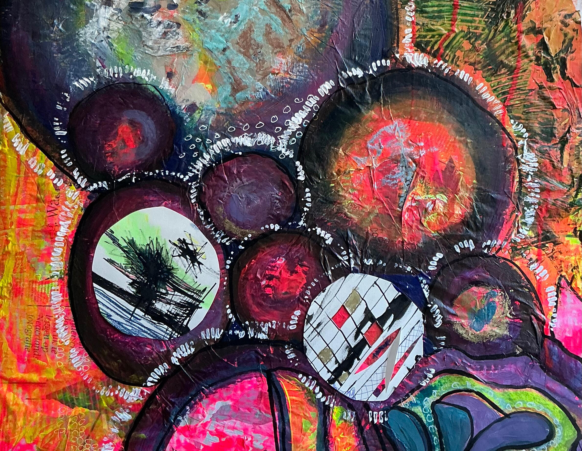 Detail van “(voor) die wie dieper duiken”